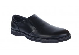 Pantofi barbati, casual, piele naturala, Negru, Confort, ALEXANDER 27